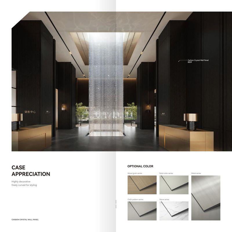 Carbon Crystal Wall Panel